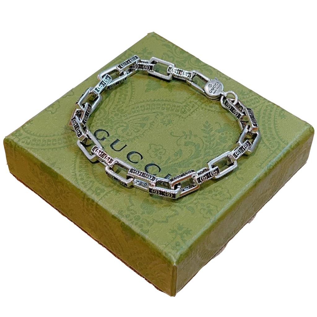 Gucci Double G Interlocking G Chain Bracelet