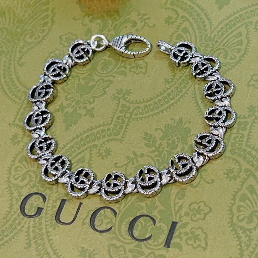 Gucci Double G Interlocking G Bracelet
