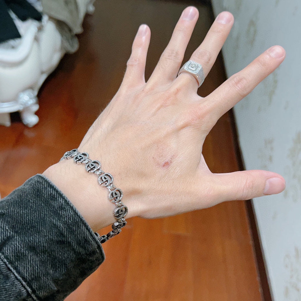 Gucci Double G Interlocking G Bracelet