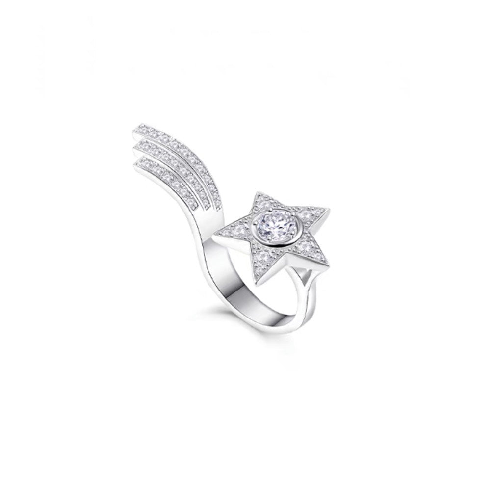 Chanel Comete Diamond Ring - 18K White Gold