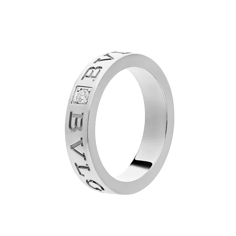 Bvlgari Diamond Ring - 18K White Gold