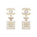 Chanel Pearl Shape Earrings - 18K Yellow Gold