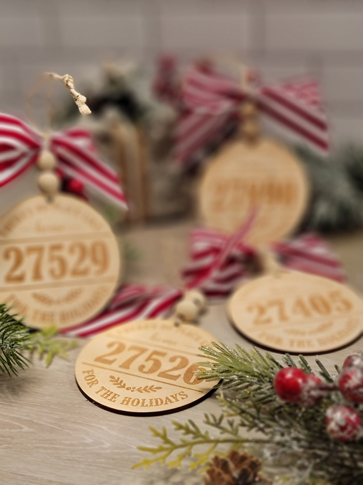 No Place Like Home Personalized ZIP Code Ornament