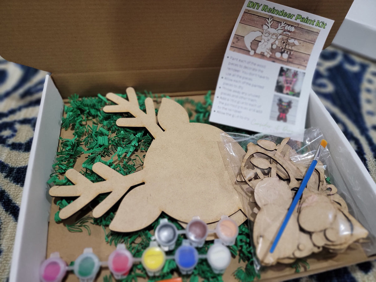 Reindeer Christmas Paint Kit - 10 Inch