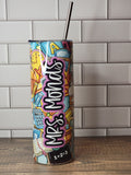 Personalized Teacher 20 oz Skinny Tumbler