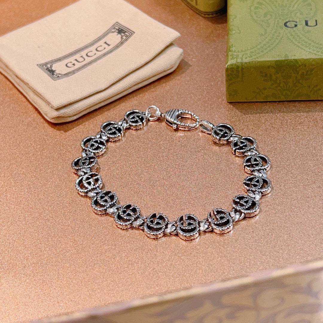 Gucci Double G Interlocking G Bracelet