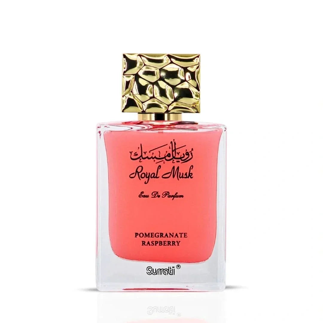 Royal Musk Pomegranate Raspberry Eau de Parfum Spray 100ml by Surrati