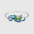 Gucci Double G Interlocking G & Butterfly Bracelet