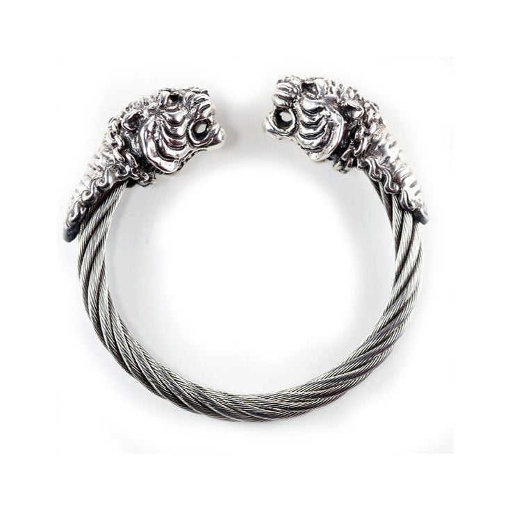 Gucci Double G Double Tiger Head Vintage Bracelet