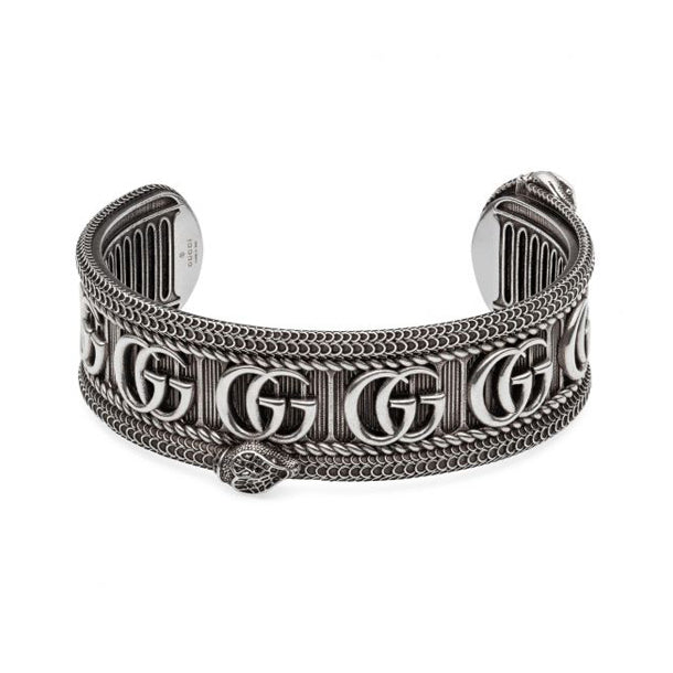 Gucci Double G Snake Wide Bracelet