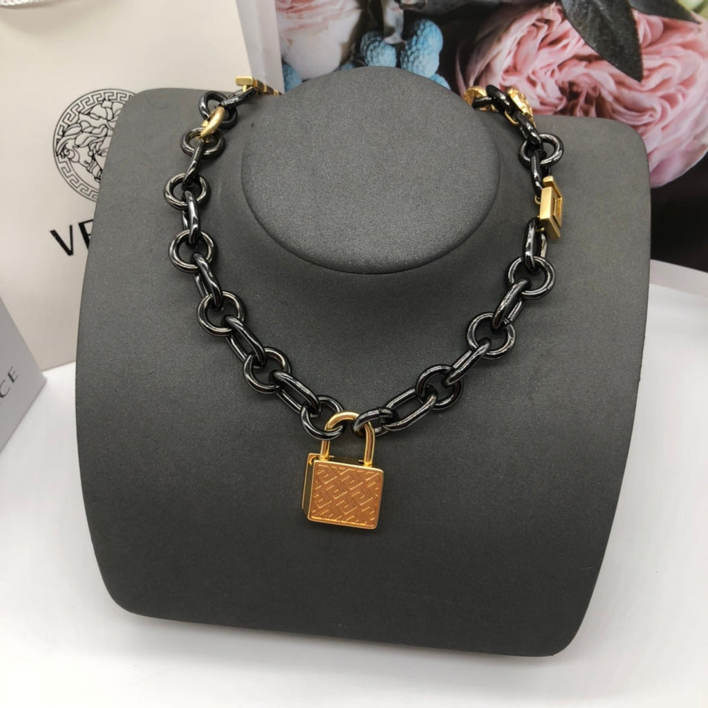 Celine Triomphe Ver Chain Necklace
