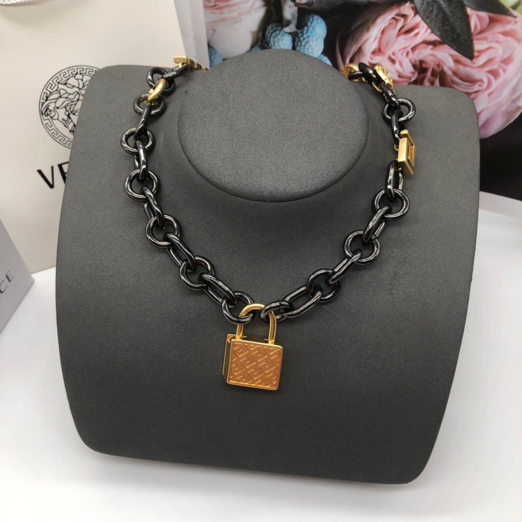 Celine Triomphe Ver Chain Necklace
