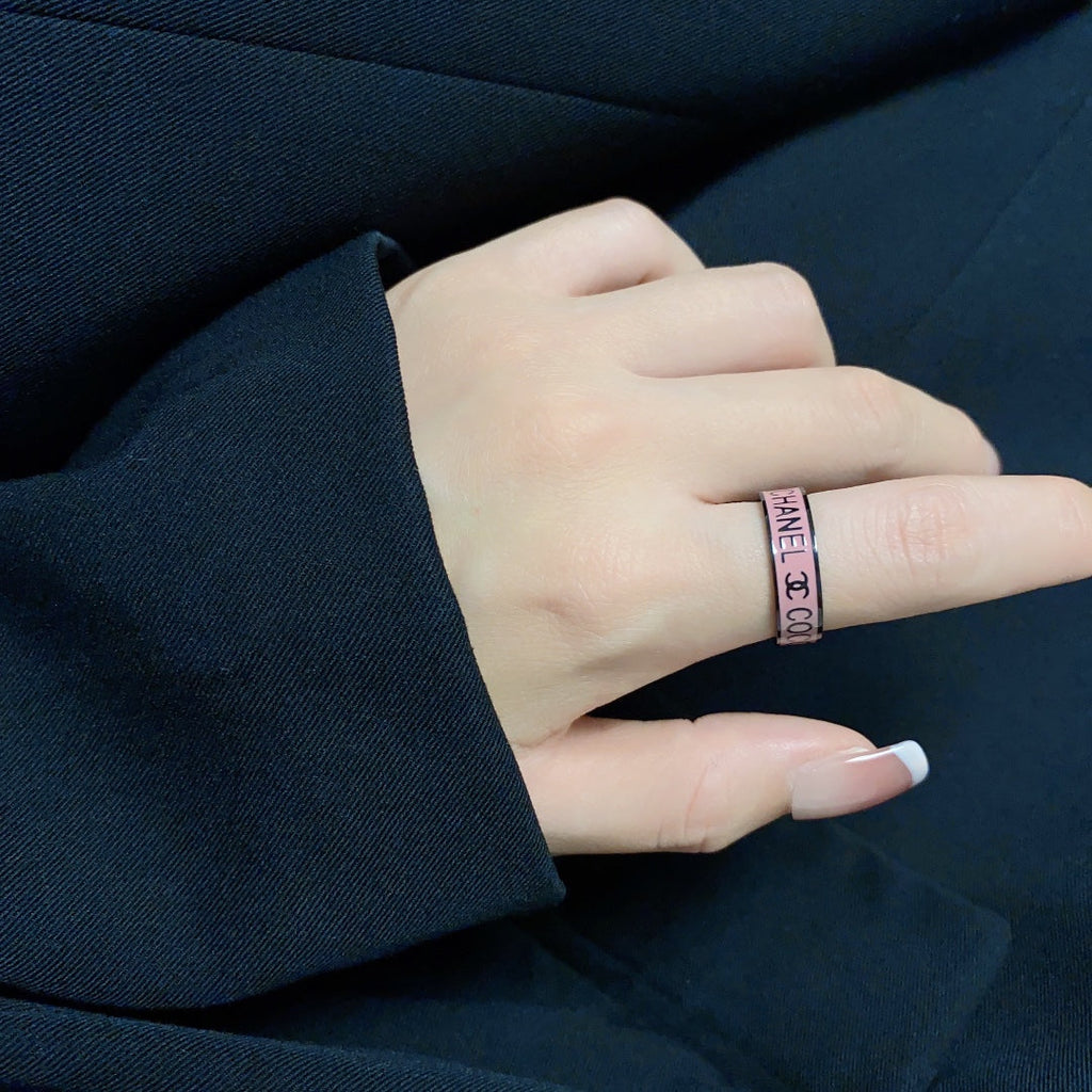 Chanel Coco Pink Ring - 18K White Gold
