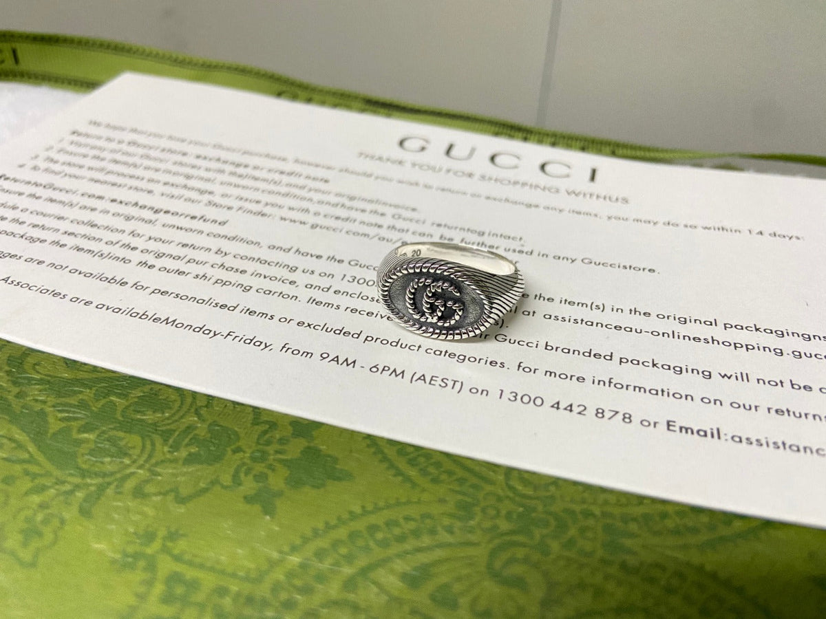Gucci Double G Marmont Pinky Ring