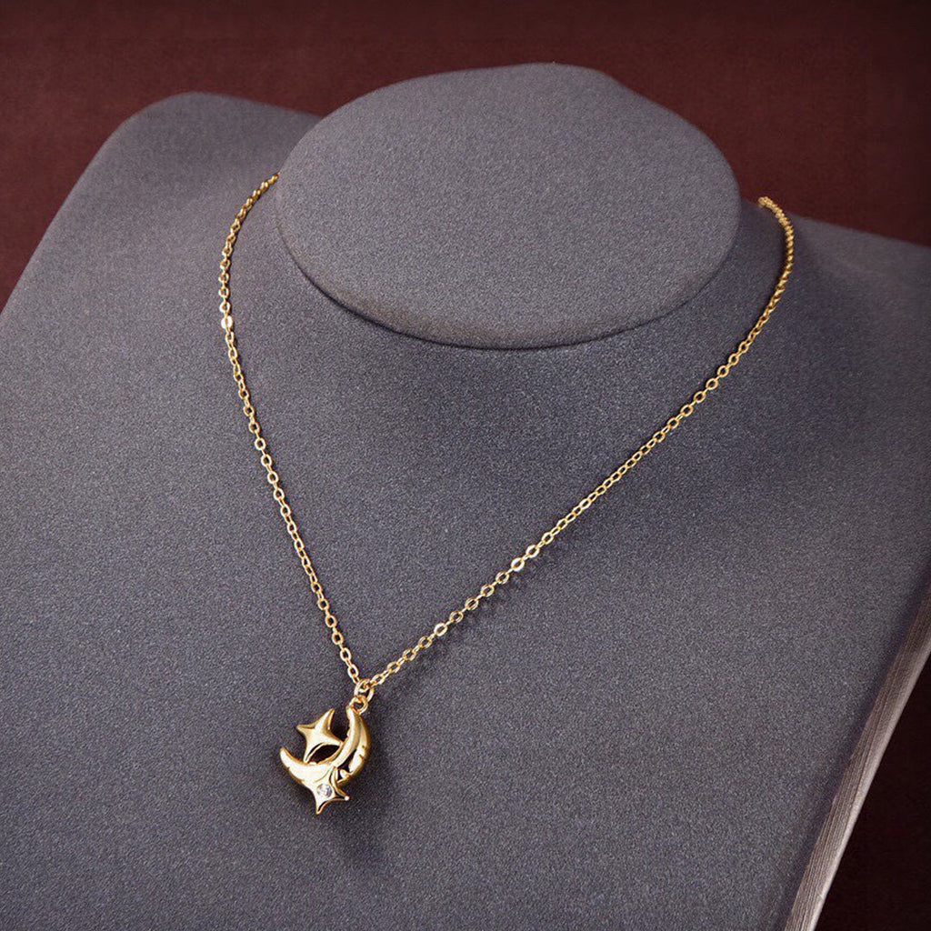 Bvlgari Star Moon Necklace