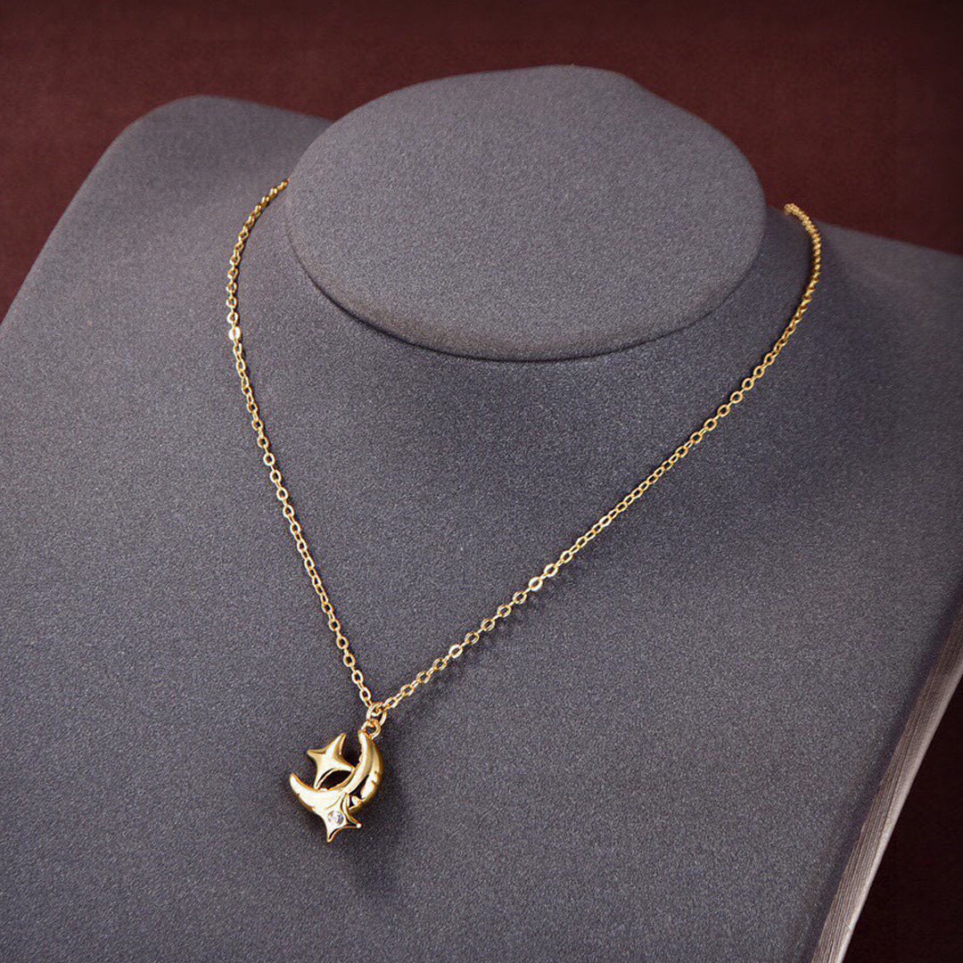 Bvlgari Star Moon Necklace