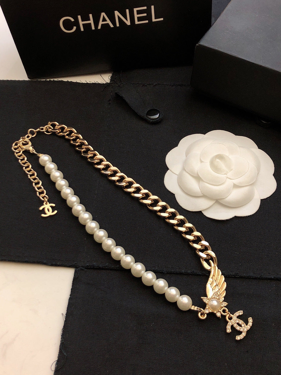 Chanel Wing Chain Necklace