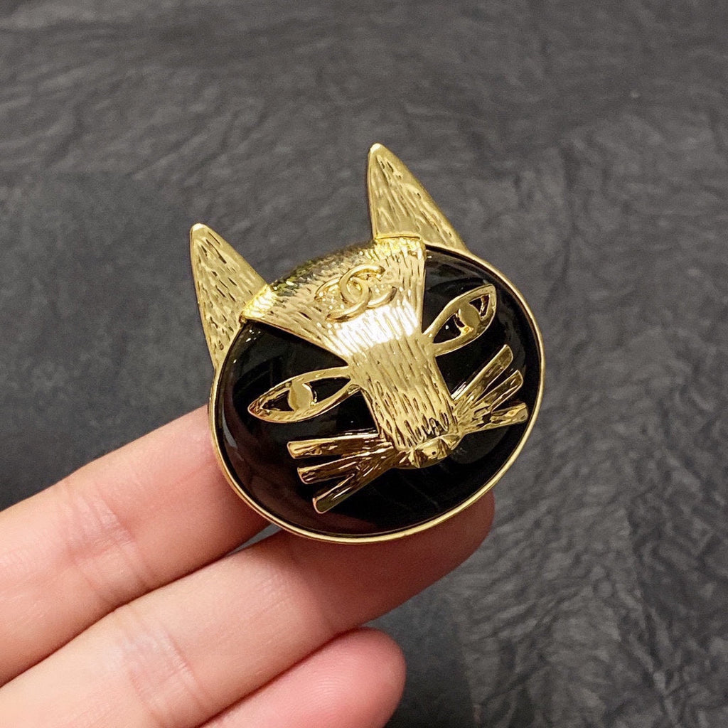 Chanel Cat Brooch