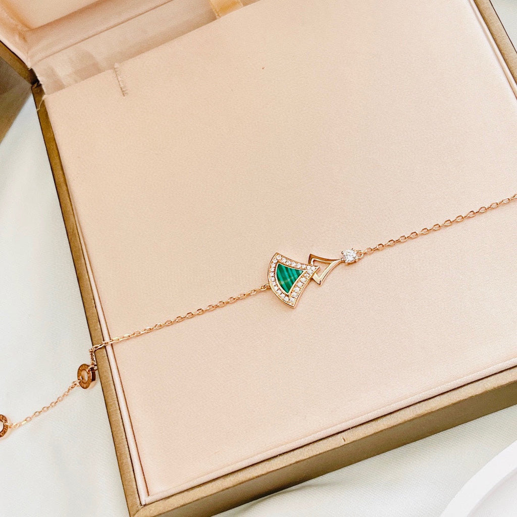 Bvlgari Dream Malachite Bracelet - 18K Rose Gold