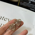 Chanel Pearl Heart Earrings - 18K Yellow Gold