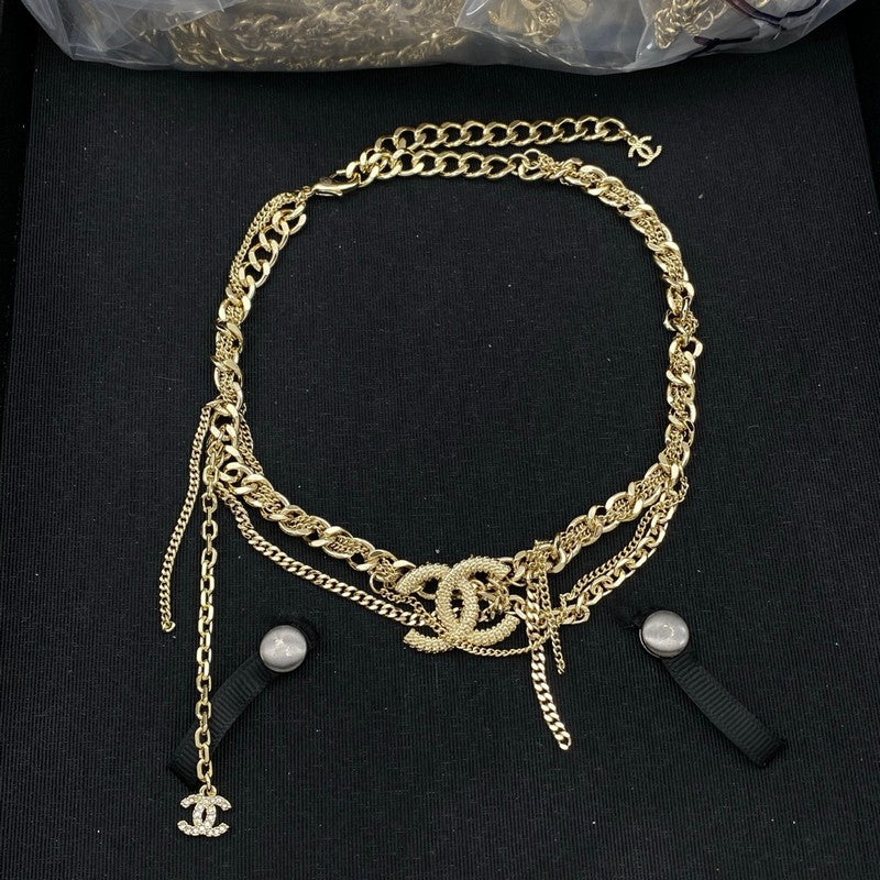 Chanel Gold Choker Necklace