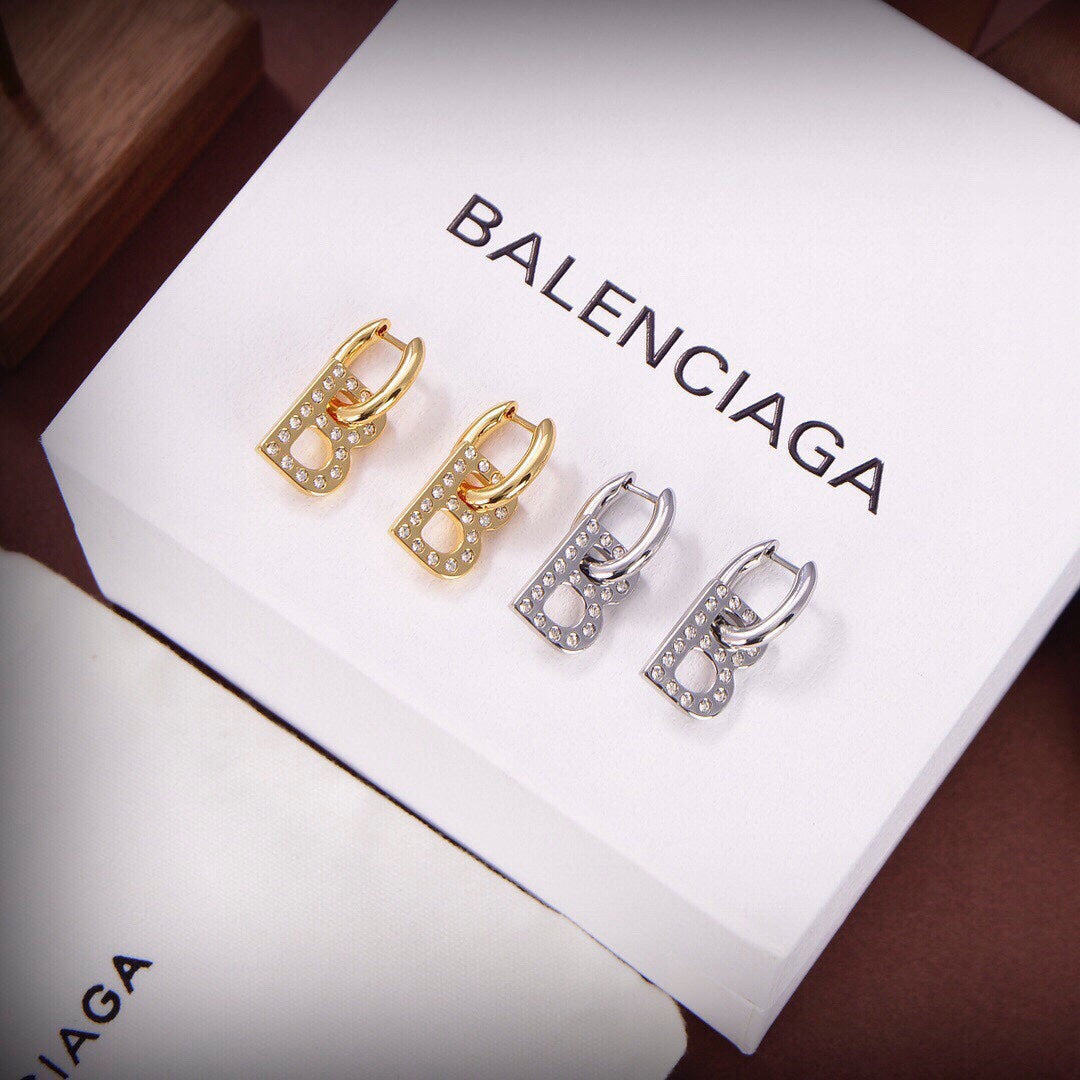 Balenciaga Chain XS Earrings - 18K Gold