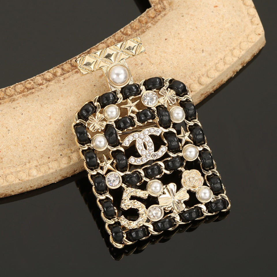 Chanel Bottle Strass Brooch