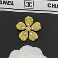 Chanel Pearl Gold Brooch