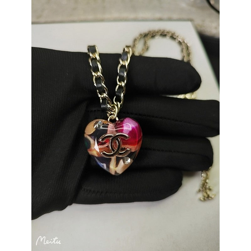Chanel Heart Pendant Necklace
