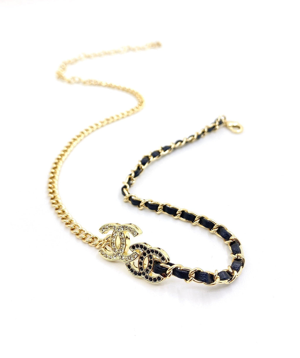Chanel Black & White Necklace