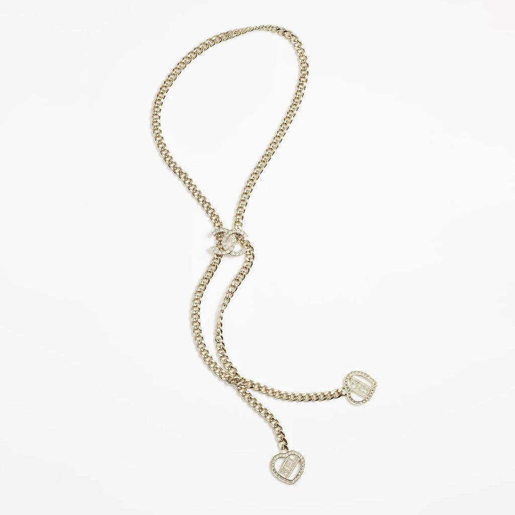 Chanel Heart Chain Necklace