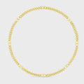Celine Triomphe Gourmette Chain Necklace