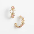 Chanel Flowers Earrings - 3.5 cm Height - 18K Yellow Gold