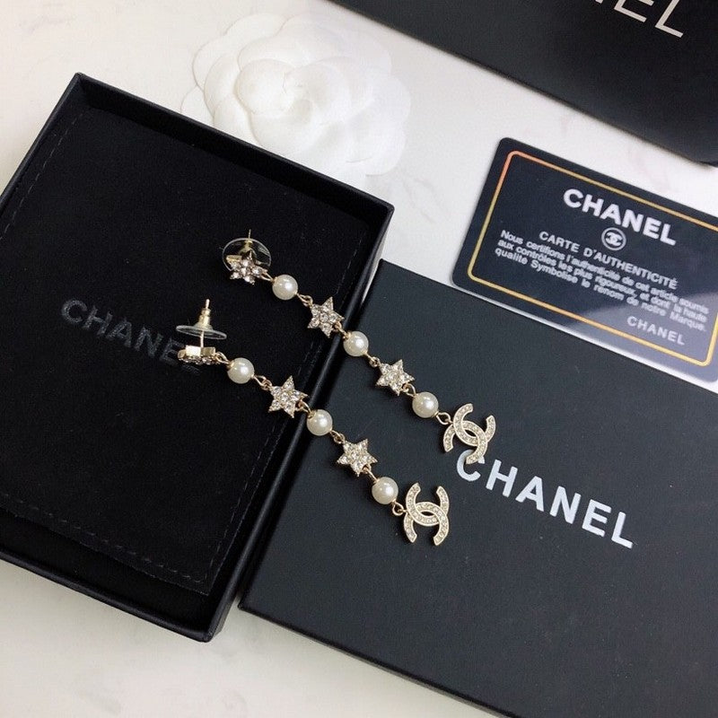 Chanel Long Tassel Earrings - 18K Yellow Gold