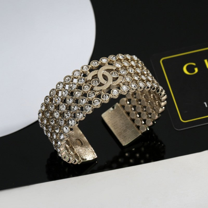 Chanel Diamond Cuff Bracelet
