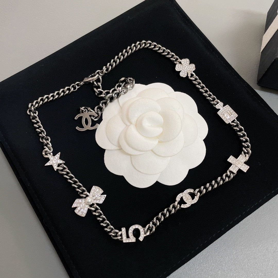 Chanel No.5 Perfume Bottle Pendant Necklace