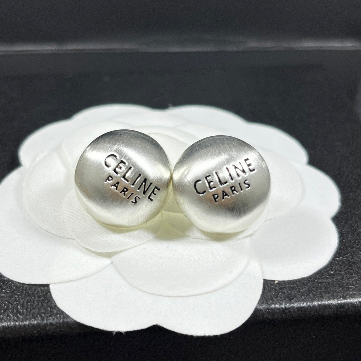 Celine Triomphe Cicle Earrings - 18K Gold