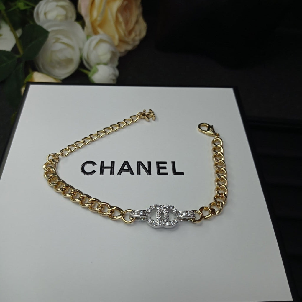 Chanel Diamond Chain Bracelet