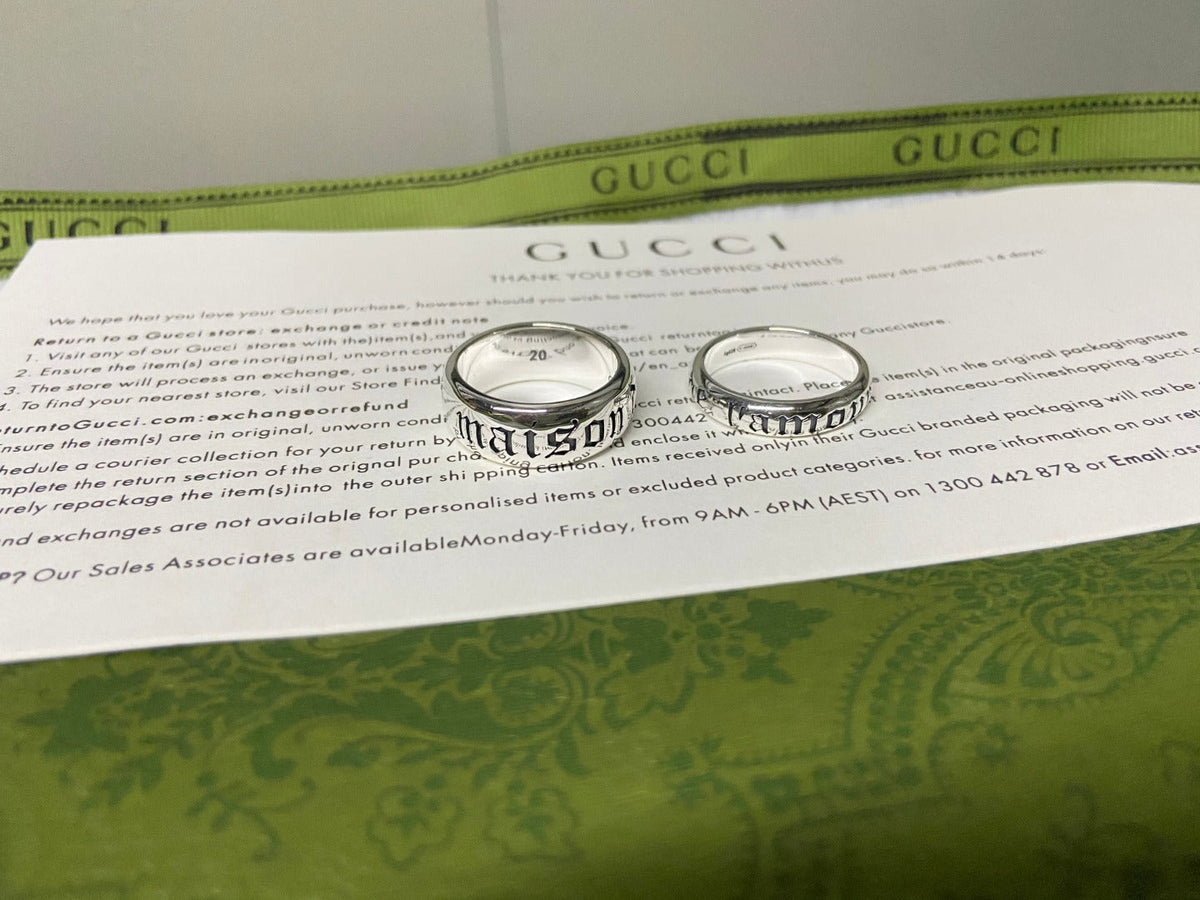 Gucci Double G Maison de l'Amour Ring