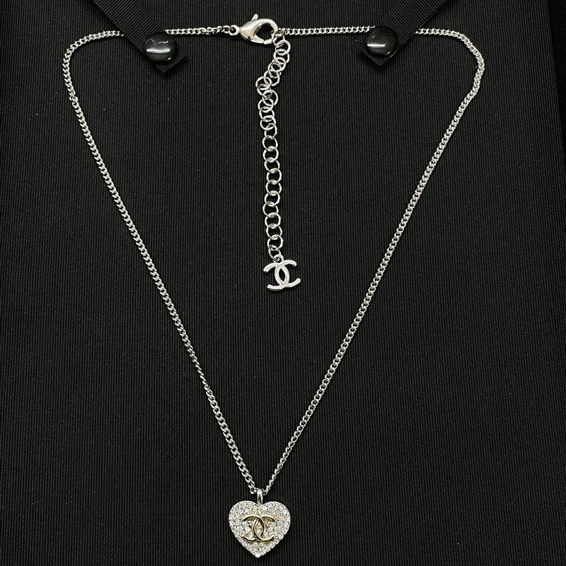 Chanel Diamond Heart Necklace
