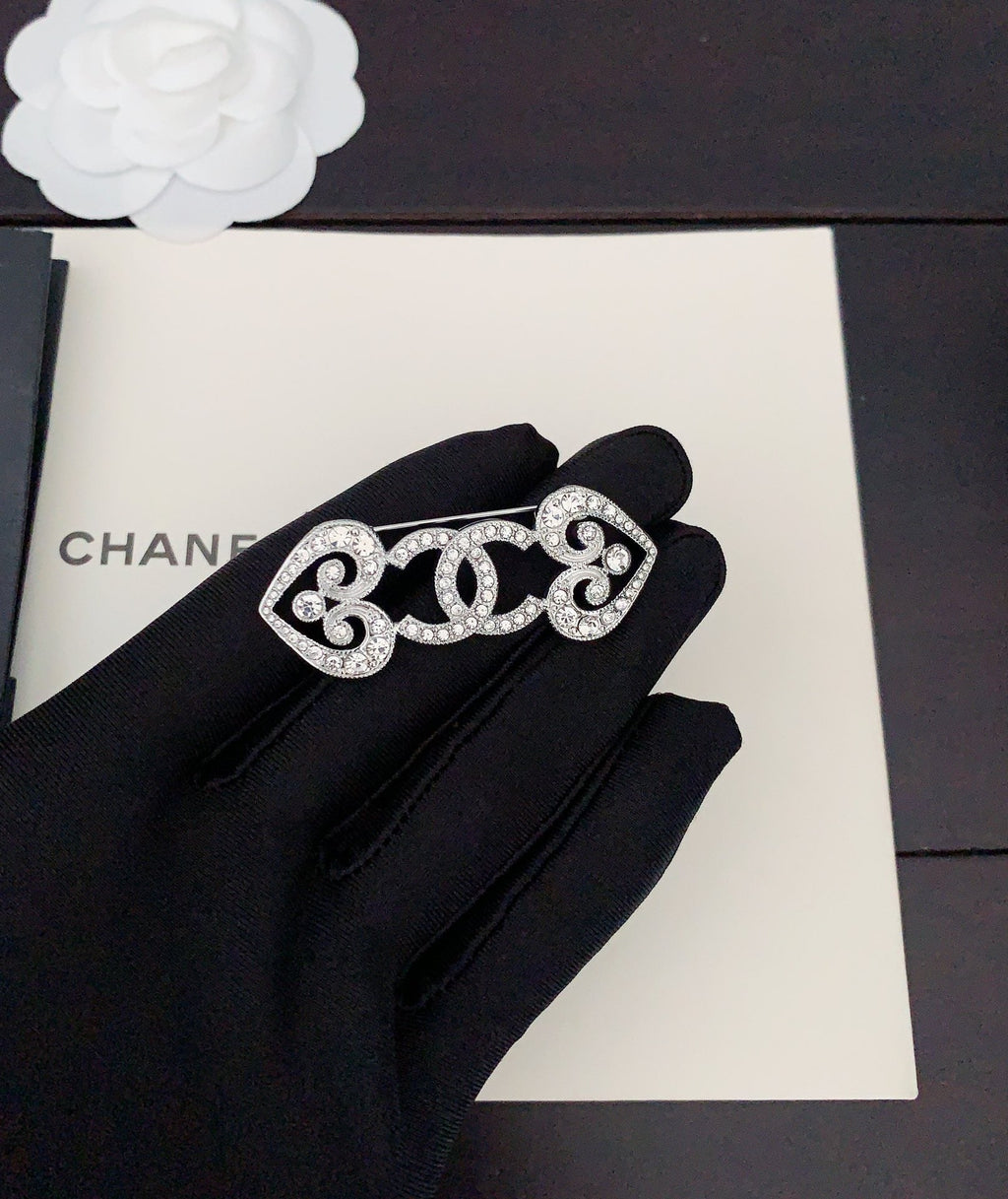 Chanel Heart Brooch