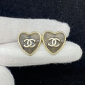 Chanel Heart Earrings - 18K Gold