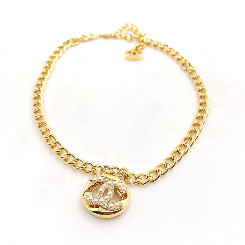 Chanel Diamond Chain Necklace