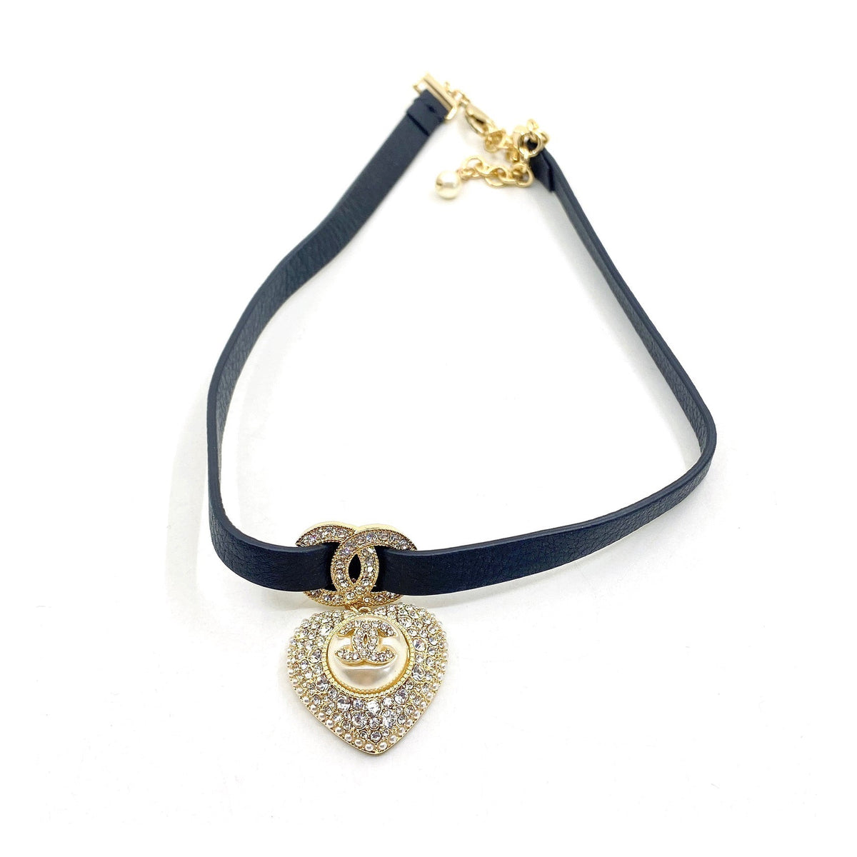 Chanel 2021 Leather Choker Necklace