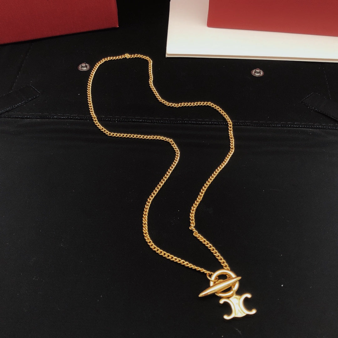 Celine Triomphe Celine Necklace