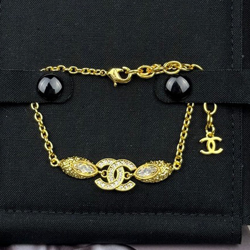 Chanel 26C Diamond Gold Bracelet