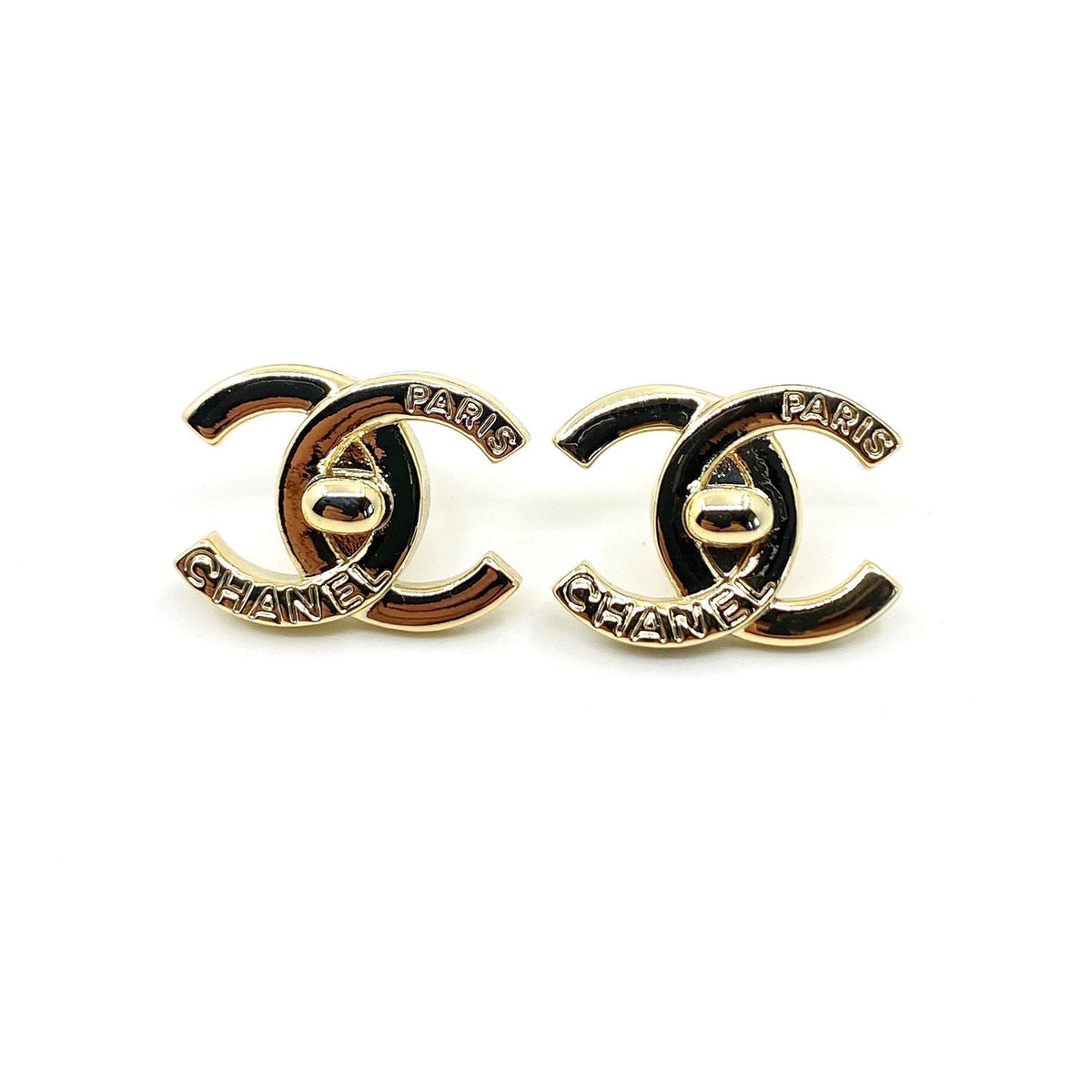 Chanel Earrings - 18K Yellow Gold