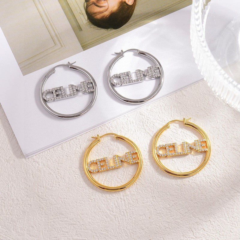 Celine Celine Diamond Earrings - 18K Gold