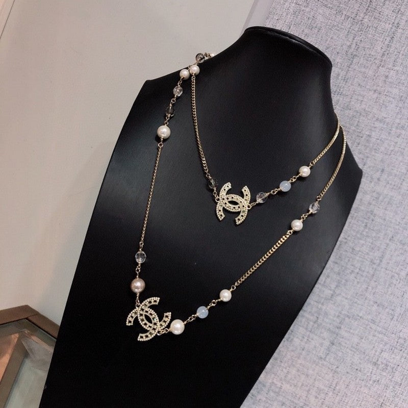 Chanel Long Pearl Necklace