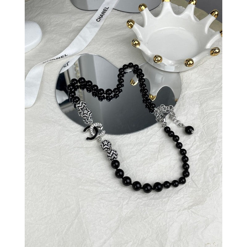 Chanel 24C Black Diamond Necklace